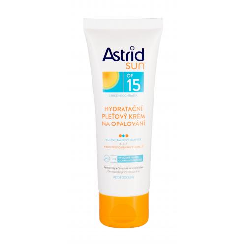 Astrid Sun Moisturizing Face Cream SPF15 75 ml protecție solară pentru ten unisex Rezistent la apă