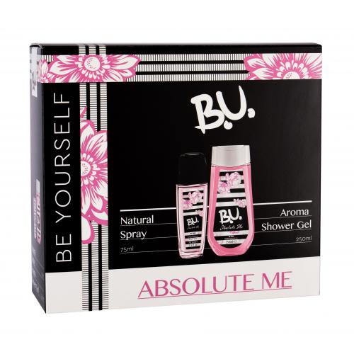 B.U. Absolute Me set cadou deodorant 75 ml + gel de dus 250 ml pentru femei