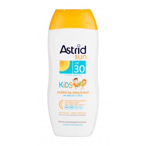 Astrid Sun Kids Face and Body Lotion SPF30 200 ml protecție solară pentru corp pentru copii Rezistent la apă