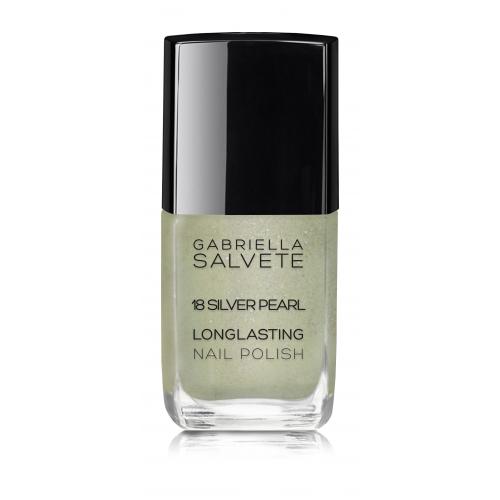 Gabriella Salvete Longlasting Enamel 11 ml lac de unghii pentru femei 18 Silver Pearl