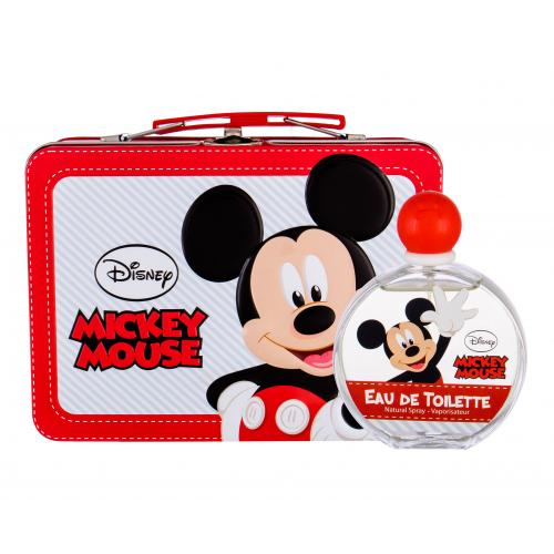 Disney Mickey Mouse set cadou apa de toaleta 100 ml + cutie pentru copii