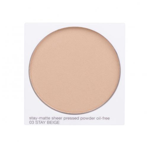 Clinique Stay-Matte Sheer Pressed Powder 7,6 g pudră tester pentru femei 03 Stay Beige