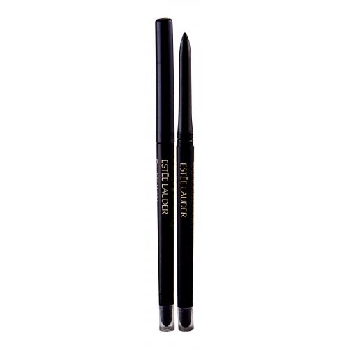 Estée Lauder Double Wear Infinite 0,35 g creion de ochi tester pentru femei 01 Kohl Noir Rezistent la apă