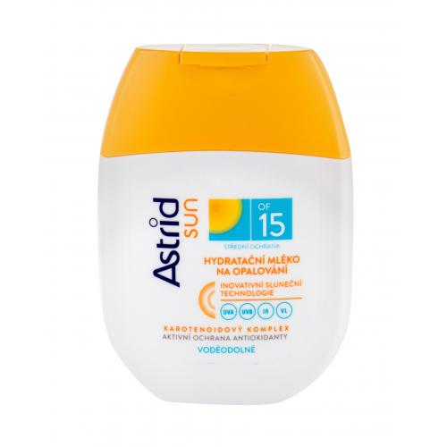 Astrid Sun Moisturizing Suncare Lotion SPF15 80 ml protecție solară pentru corp unisex Rezistent la apă