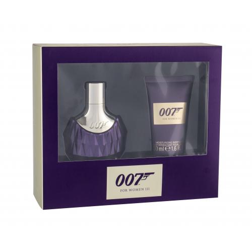 James Bond 007 James Bond 007 For Women III set cadou apa de parfum 30 ml + lotiune de corp 50 ml pentru femei