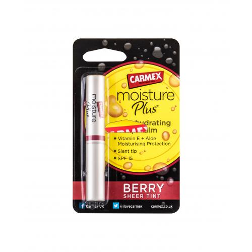 Carmex Moisture Plus SPF15 2 g balsam de buze pentru femei Berry