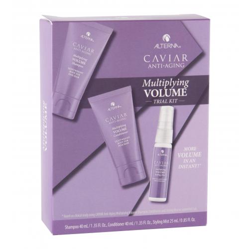 Alterna Caviar Anti-Aging Multiplying Volume set cadou sampon 40 ml + balsam 40 ml + spray pentru par 25 ml pentru femei