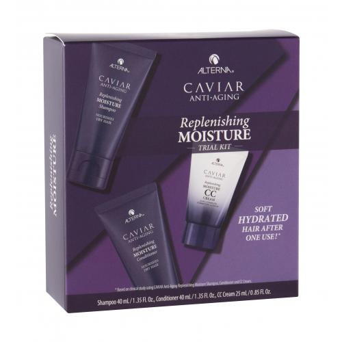 Alterna Caviar Anti-Aging Replenishing Moisture set cadou sampon 40 ml + balsam 40 ml + crema CC 25 ml pentru femei