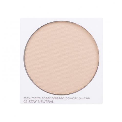 Clinique Stay-Matte Sheer Pressed Powder 7,6 g pudră tester pentru femei 02 Stay Neutral