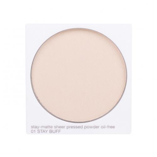 Clinique Stay-Matte Sheer Pressed Powder 7,6 g pudră tester pentru femei 01 Stay Buff