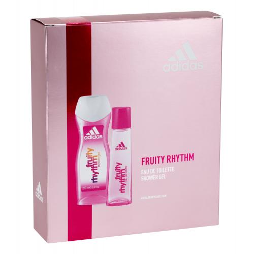 Adidas Fruity Rhythm For Women set cadou apa de toaleta 75 ml + gel de dus 250 ml pentru femei