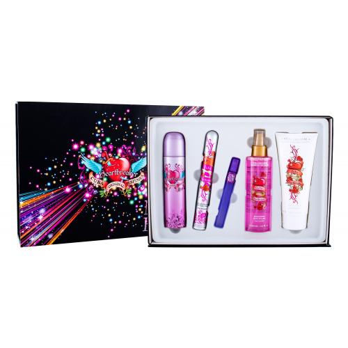 Cuba Heartbreaker set cadou apa de parfum 100 ml + apa de parfum 35 ml + apa de parfum 15 ml + lotiune de corp 200 ml + spray de corp 200 ml W