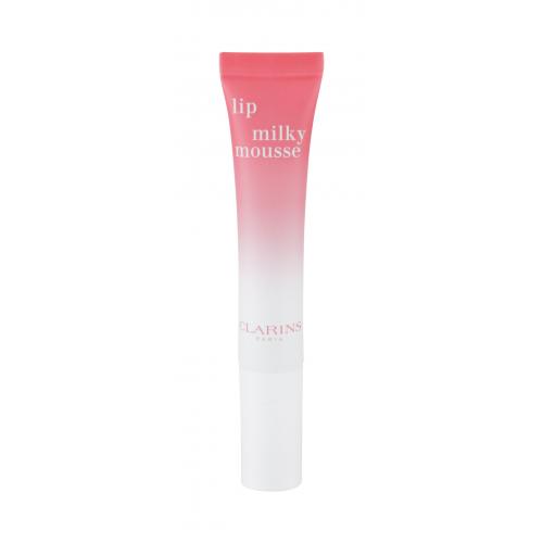 Clarins Lip Milky Mousse 10 ml balsam de buze pentru femei 02 Milky Peach Natural