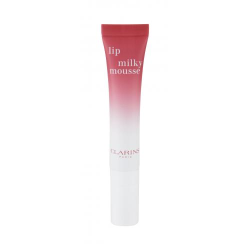 Clarins Lip Milky Mousse 10 ml balsam de buze pentru femei 05 Milky Rosewood Natural