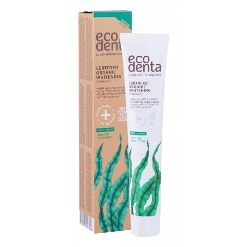 Ecodenta Organic Spirulina Whitening 75 ml pastă de dinți unisex BIO; Natural