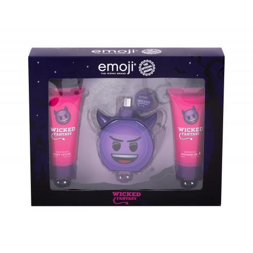 Emoji Wicked Fantasy set cadou apa de parfum 50 ml + gel de dus 60 ml + lotiune de corp 60 ml pentru copii