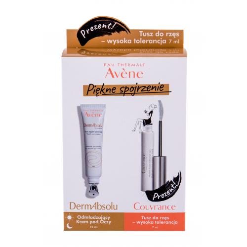 Avene DermAbsolu Eyes set cadou crema de ochi 15 ml + mascara 7 ml pentru femei