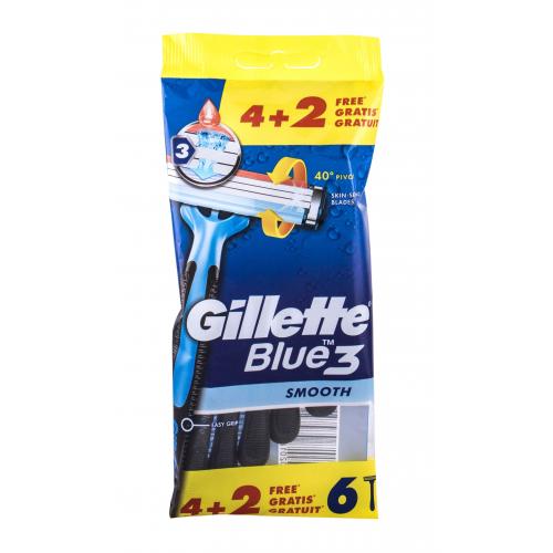 Gillette Blue3 Smooth 6 buc aparate de ras pentru bărbați