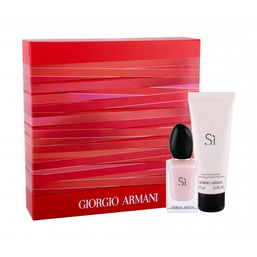 Giorgio Armani Sì Fiori set cadou apa de parfum 30 ml + lotiune de corp 75 ml pentru femei