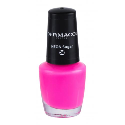 Dermacol Neon 5 ml lac de unghii pentru femei 26 Neon Sugar