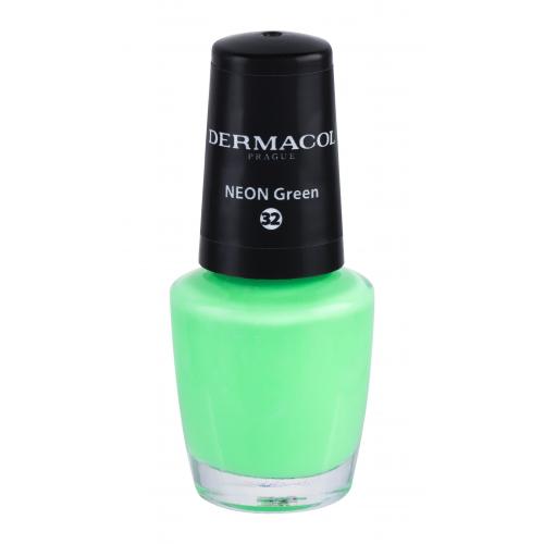 Dermacol Neon 5 ml lac de unghii pentru femei 32 Neon Green