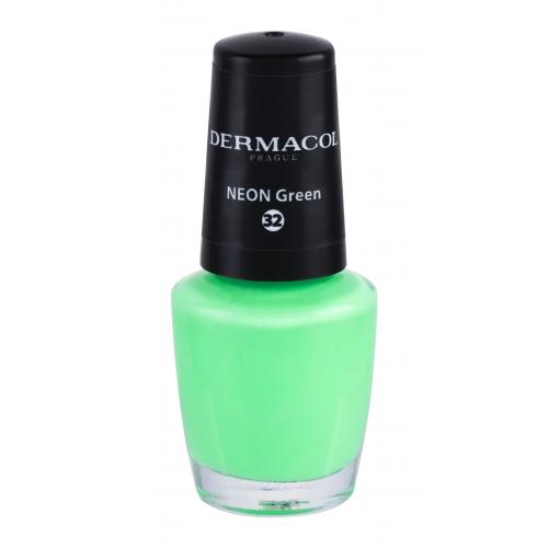 Dermacol Neon 5 ml lac de unghii pentru femei 32 Neon Green