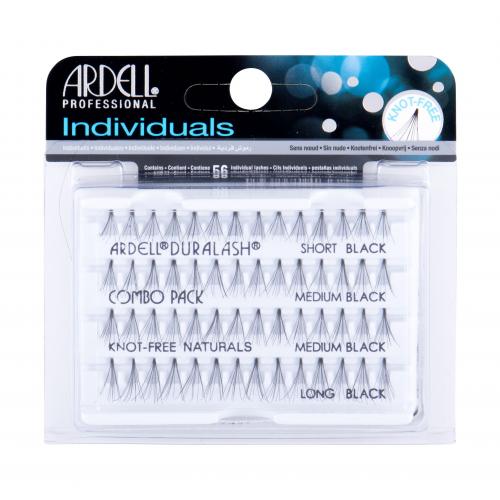 Ardell Individuals Duralash Knot-Free Naturals Combo Pack 56 buc gene false pentru femei Black