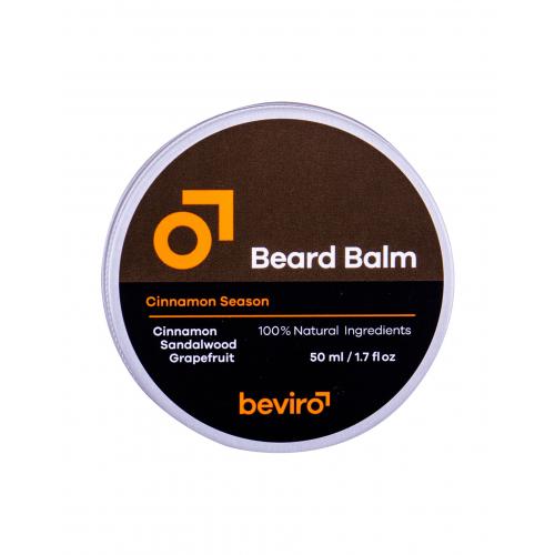 Be-Viro Men´s Only Beard Balm 50 ml ceară pentru barbă pentru bărbați Grapefruit, Cinnamon, Sandal Wood