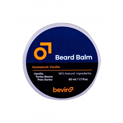 Be-Viro Men´s Only Beard Balm 50 ml ceară pentru barbă pentru bărbați Vanilla, Tonka Beans, Palo Santo