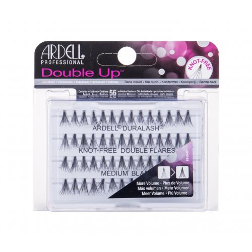 Ardell Double Up Duralash Knot-Free Double Flares 56 buc gene false pentru femei Medium Black