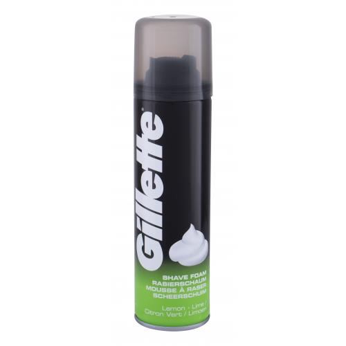 Gillette Shave Foam Lemon Lime 200 ml spumă de bărbierit pentru bărbați