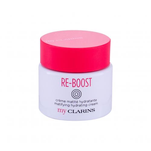 Clarins Re-Boost Matifying Hydrating 50 ml cremă de zi pentru femei Natural