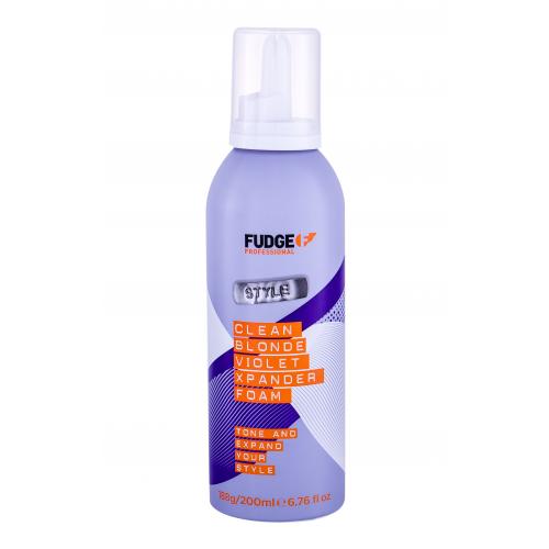 Fudge Xpander Foam Clean Blonde Violet 200 ml spumă de păr pentru femei