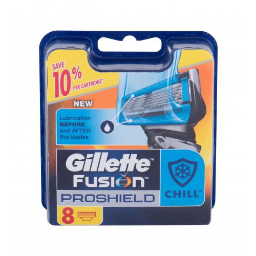 Gillette Fusion Proshield Chill 8 buc rezerve aparat de ras pentru bărbați