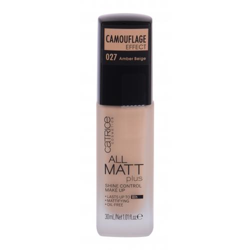 Catrice All Matt Plus 30 ml fond de ten pentru femei 027 Amber Beige