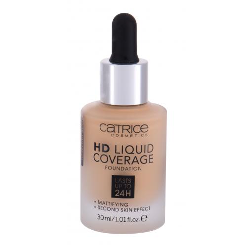 Catrice HD Liquid Coverage 24H 30 ml fond de ten pentru femei 036 Hazelnut Beige