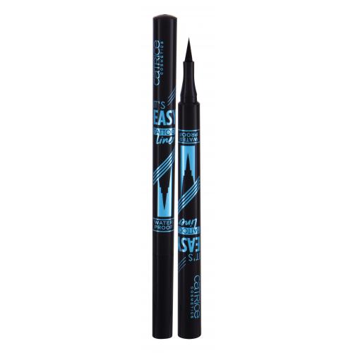 Catrice It´s Easy Tatoo Liner 1,1 ml tuș de ochi pentru femei 010 Black Lifeproof Rezistent la apă