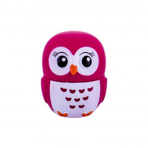 2K Lovely Owl 3 g balsam de buze pentru copii Strawberry