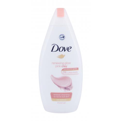 Dove Renewing Glow Pink Clay 500 ml gel de duș pentru femei