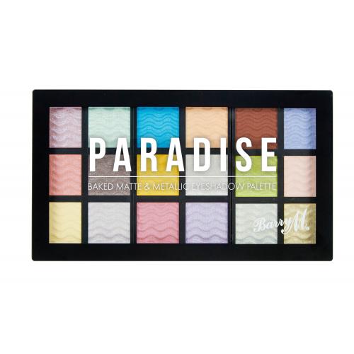 Barry M Eyeshadow Palette Paradise 16,2 g fard de pleoape pentru femei