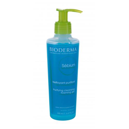 BIODERMA Sébium Gel Moussant With Pump 200 ml gel demachiant pentru femei