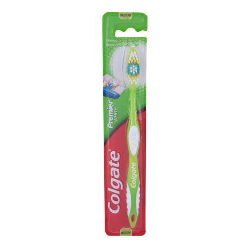 Colgate Premier White Medium 1 buc periuțe de dinți unisex