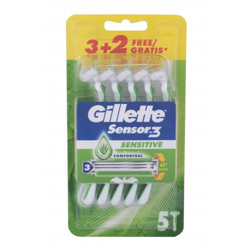 Gillette Sensor3 Sensitive 5 buc aparate de ras pentru bărbați