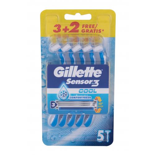 Gillette Sensor3 Cool 5 buc aparate de ras pentru bărbați