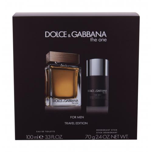 Dolce&Gabbana The One For Men set cadou apa de toaleta 100 ml + deodorant 75 ml pentru bărbați