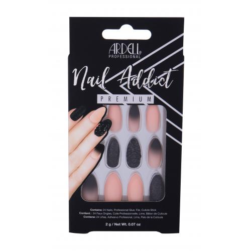 Ardell Nail Addict Premium set cadou set cadou Black Stud & Pink Ombre