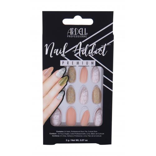 Ardell Nail Addict Premium set cadou set cadou Pink Marble & Gold