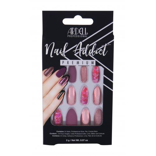 Ardell Nail Addict Premium set cadou set cadou Chrome Pink Foil