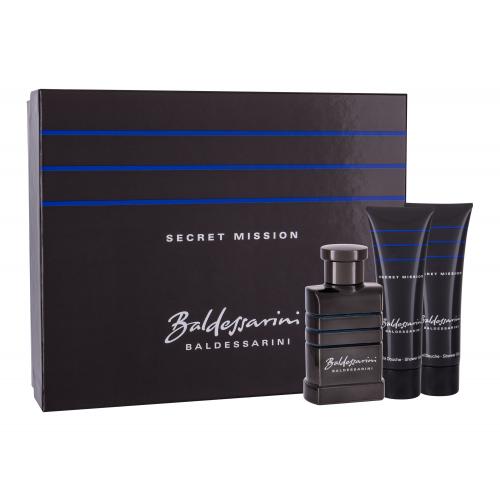 Baldessarini Secret Mission set cadou apa de toaleta 50 ml + gel de dus 2x 50 ml pentru bărbați