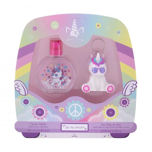 Eau My Unicorn Eau My Unicorn set cadou apa de toaleta 50 ml + breloc pentru copii